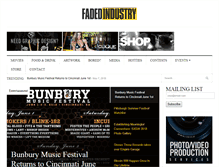 Tablet Screenshot of fadedindustry.com